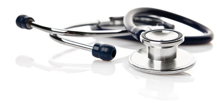 Stethoscope Laying On White Background Stethoscope Laying On White Background